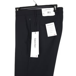 Calvin Klein Men's Slim-Fit Tech Performance Stretch Dress Pants Black 34x32 NWT
